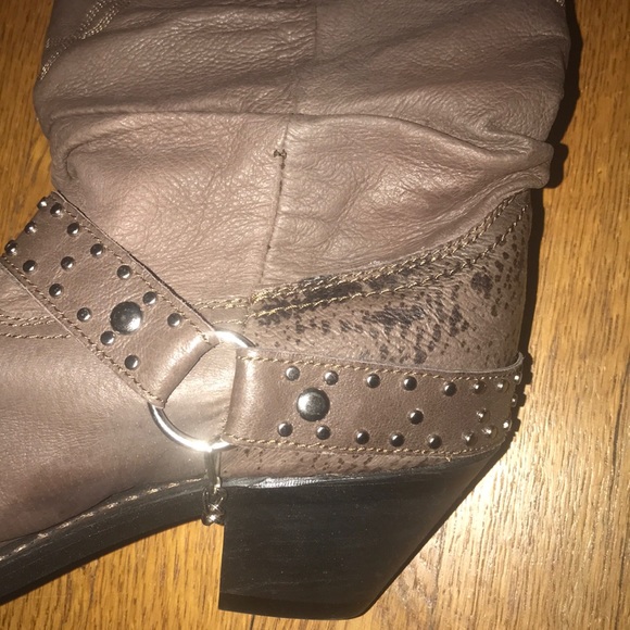 Shyanne leather brown western boots size 10 - Picture 3 of 7
